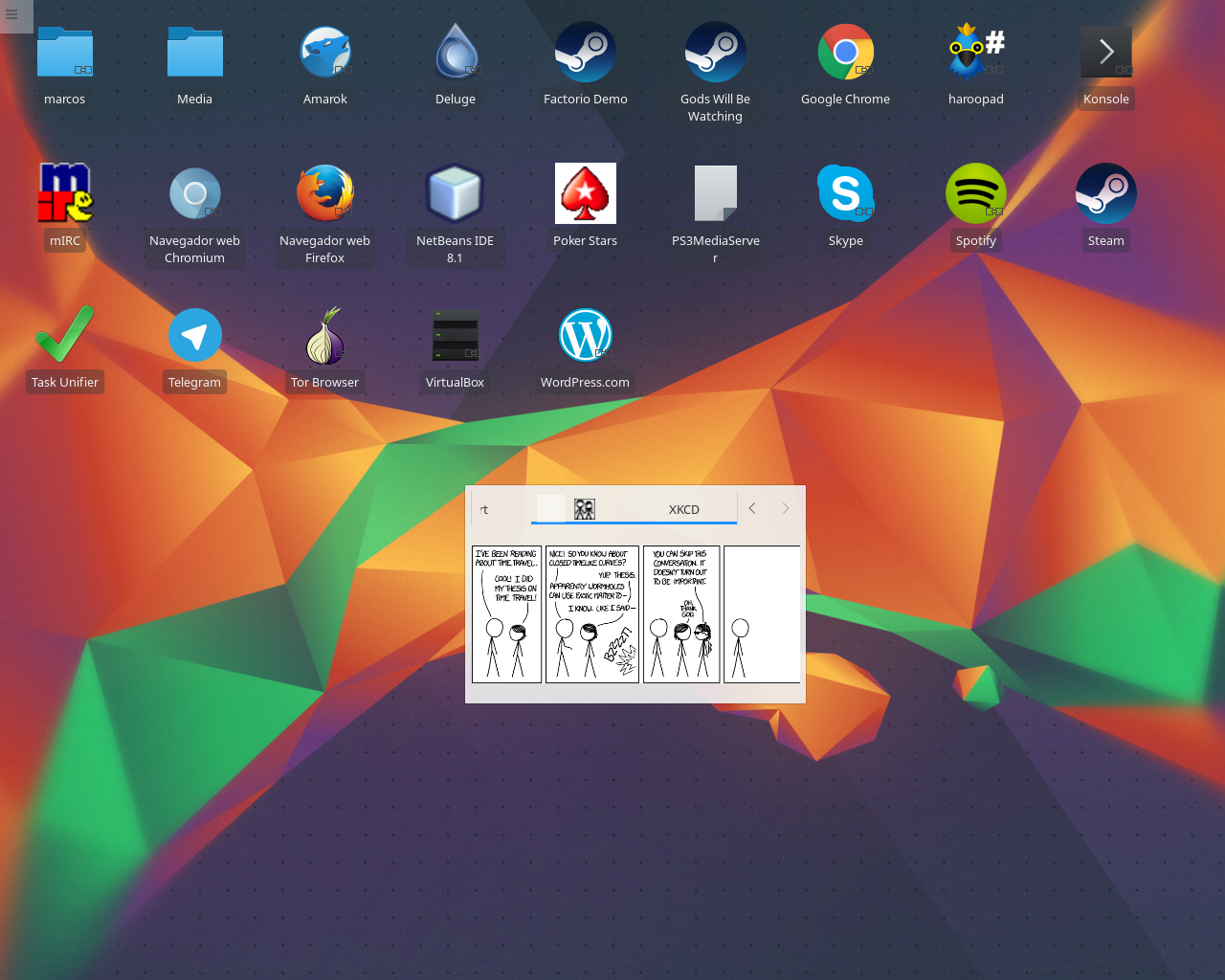 kubuntu 16.04 classic desktop + plasmoide.png