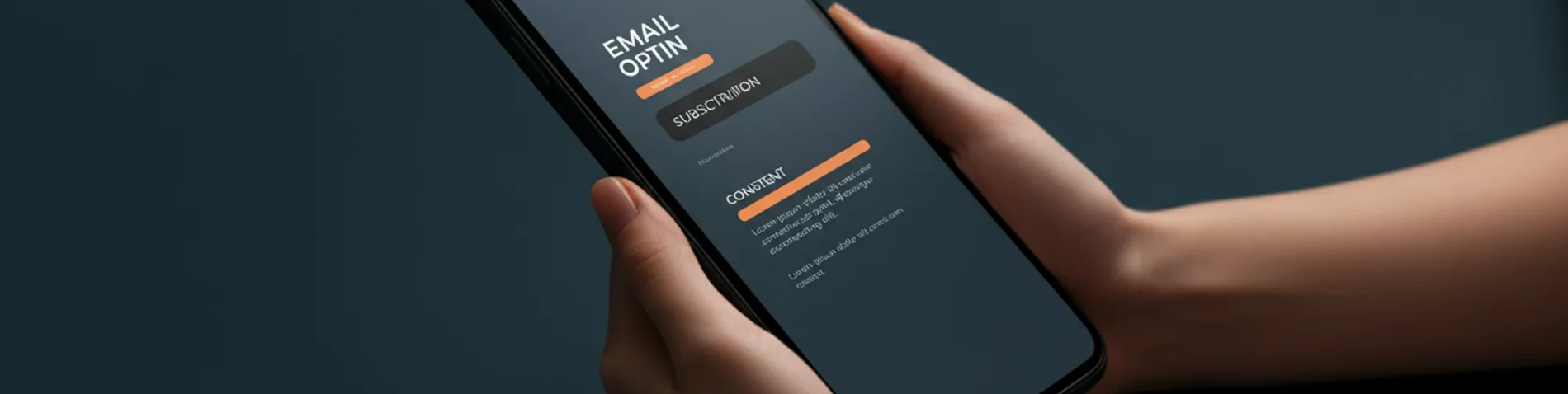 Email con botón de Opt-In para consentimiento