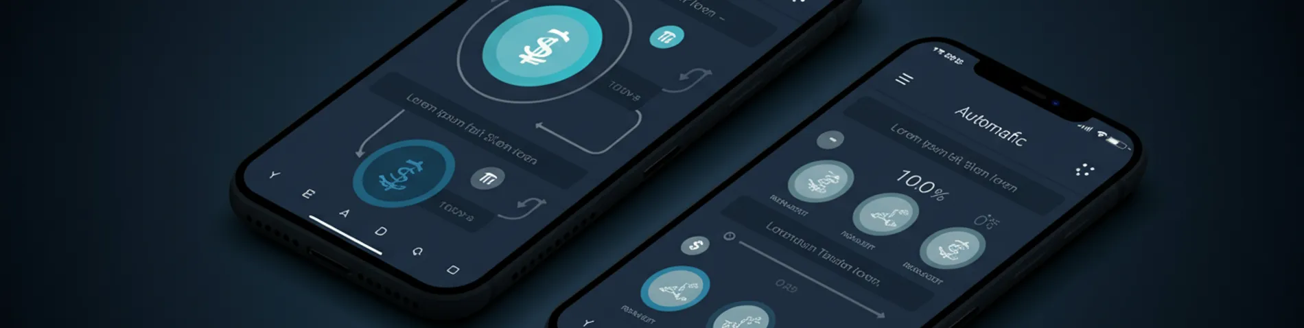 App de banco con configuración de transferencias automáticas