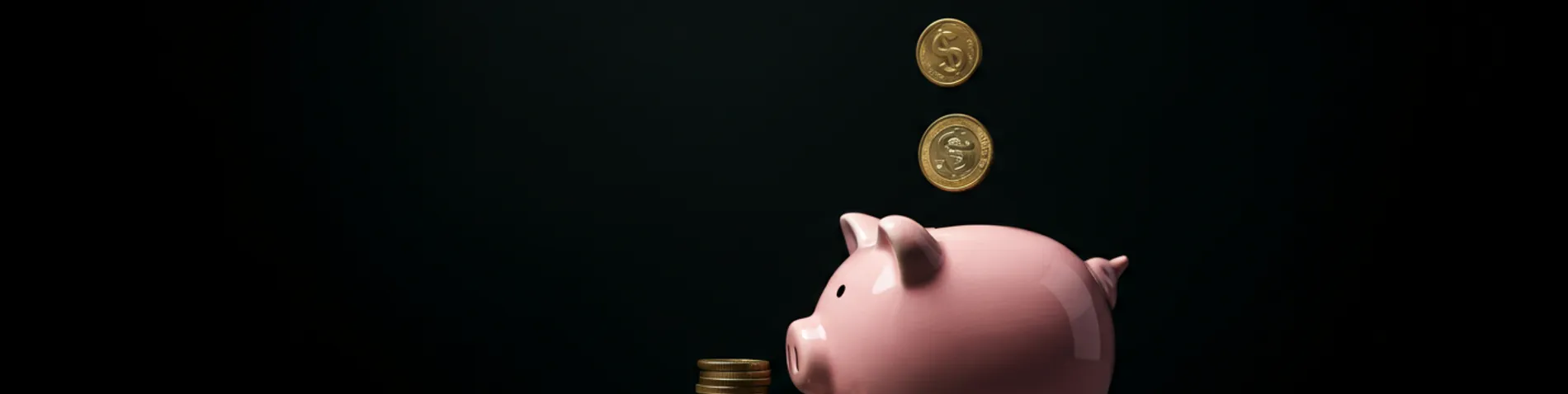 Gráfico de ahorro con monedas y gráfico de progresso