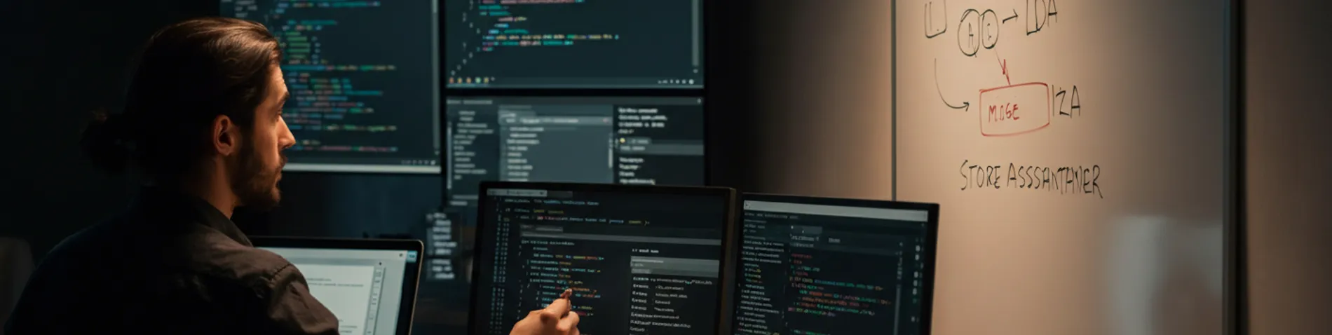 Desarrollador trabajando con varias sesiones de un asistente de código abiertas, con un plan en pantalla antes de programar