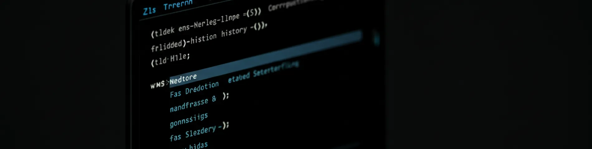 Terminal con una configuración de Zsh limpia y moderna mostrando navegación rápida y búsqueda en el historial