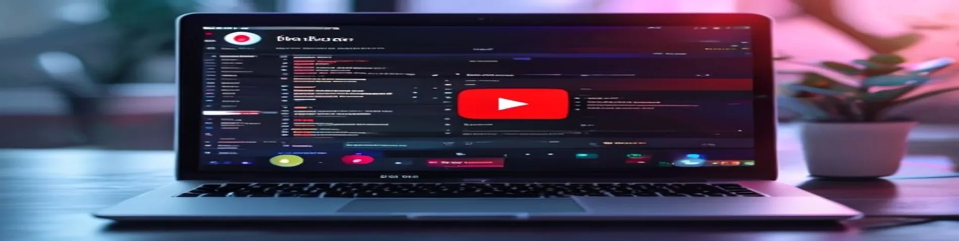 Logo de YouTube con icono de automatización